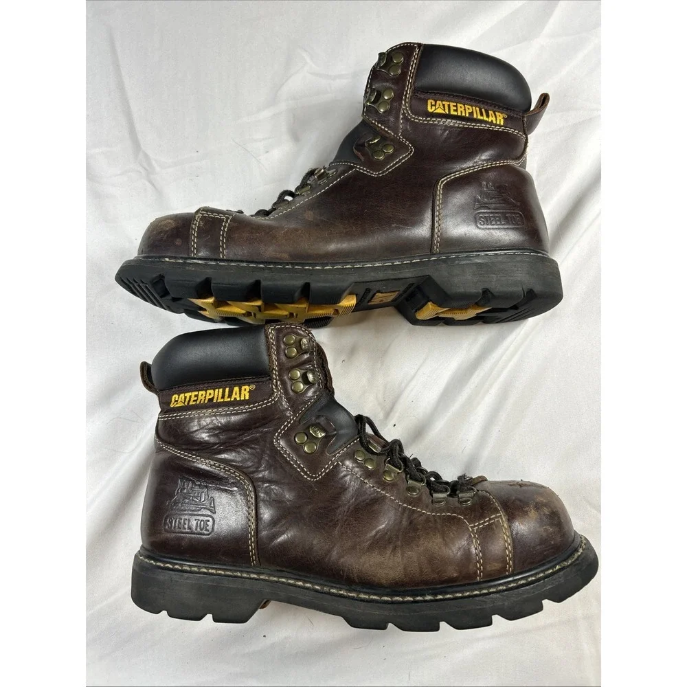 Caterpillar Footwear Second Shift Steel Toe Work Men's Boot, Size 12